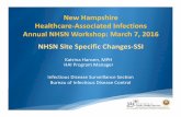 Site specific changes to NHSN 2016 SSI - FoundationSite specific changes 2016-SSI Reminders and back to some basics ICD-9 to ICD-10 /CPT code transition NHSN baseline CSV file uploads