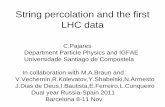 String percolation and the first LHC dataicc.ub.edu/congress/ESP-RUS2011/Talks... · String percolation and the first LHC data C.Pajares Department Particle Physics and IGFAE. Universidade