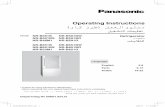 Language - Panasonicpanasonic.ae/EN/Manuals/NR-B591BW.pdfArabic 16-22 Model Disperindag No.0080/1.824.51 • Thanks for using Panasonic Refrigerator. Before operating this unit, please