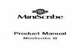 Product Manual - Mirror Service · MINISCRIBE III PRODUCT MANUAL (SUBJECT TO CHANGE WITHOUT NOTICE) MiniScribe Corporation 410 South Sunset Longmont, Colorado 80501 (303) 651-6000