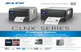 CL4NX CL6NX CLNX SERIES - SATO America · 2018-08-22 · SATO America. All rihts Reserved. Rev F An unauthoried reroduction o this content in art or whole is strictl rohibited SATO
