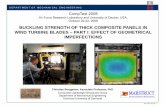 BUCKLING STRENGTH OF THICK COMPOSITE PANELS IN …• Piston movement • DIC (ARAMIS 2M or 4M) • Full-field in-plane and out-of-plane displacements and strains • → Buckling