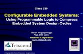 Configurable Embedded Systems · Configurable Embedded Systems: Using Programmable Logic to Compress Embedded System Design Cycles Steven Knapp (sknapp) Arye Ziklik ... Agenda •