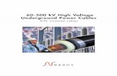 Underground Power Cables · High Voltage Underground Cables I CABLE • Cable components 6 Conductor 7-8 Inner semi-conductor shield 9 XLPE insulation 9 Outer semi-conductor shield