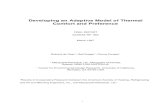 Developing an Adaptive Model of Thermal Comfort and Preference€¦ · Developing an Adaptive Model of Thermal Comfort and Preference FINAL REPORT ... The dialectic of contemporary