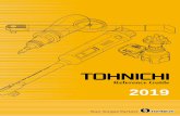 Reference Guide 2019msiviking.com/documents/Tohnichi/Catalog2019.pdf · 2020-02-11 · TORQUE CENTER Through advances in torque technology, Tohnichi contributes to the creation of