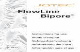 900310 44S Jotec GAW 405 - Vitacor Medicalvitacormedical.com/uploads/file/JOTEC/FLOWLINEBIPOREINSTRUCC… · • The suture seam along the anastomotic graft tissue should have the