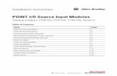 1734-IN052E-EN-E POINT I/O Source Input Modules ... · 2 POINT I/O Source Input Modules Publication 1734-IN052E-EN-E - June 2015 ... degrees of protection provided by different types