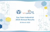 Yue Yuen Industrial 2019 Annual Resultsinvestor.yueyuen.com/202003301832151728532209_en.pdf · Disclaimer Yue Yuen and Pou Sheng have taken every reasonable care in preparing this