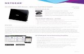 AC1450 Smart WiFi Router - 802.11ac Dual Band Gigabit · AC1450 Smart WiFi Router - 802.11ac Dual Band Gigabit Data Sheet PAGE 3 OF 5 AC1450 NETGEAR makes it easy to do more with