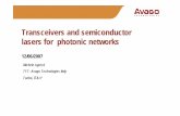 Optical Navigation Divisionleos.unipv.it/slides/lecture/AgrestiPDF[1].pdf · 2009-11-23 · Datacom – telecom networks Pluggable solutions 10 Gb platforms and segmentation within