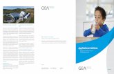 FR Dairy Brochure 6p rev2 Applications... · 2020-03-30 · conservent les produits à la bonne température en cours de production et de stockage. Les cuves de maturation GEA sont