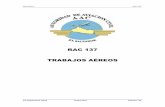 Autoridad de Aviación Civil - RAC 137 TRABAJOS AÉREOS · 2018-09-28 · cambio brusco de actitud, una actitud anormal, o una variación de velocidad anormal. Las definiciones que