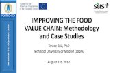 IMPROVING THE FOOD VALUE CHAIN: Methodology and …susplus.eu/wp-content/uploads/2017/08/SUSPLUS-Teresa-Briz.pdf• Production of cuyes (Cavia porcellus) • Traditionally carried