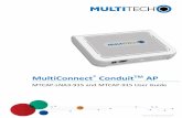 MultiConnect® ConduitTM APMultiConnect Conduit AP MTCAP-LNA-915 and MTCAP-915 User Guide This document. Hardware, regulatory, and getting started information. S000659 MultiConnect