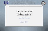 Legislación Educativa - ASDRUBAL JAIMES · 2015-11-21 · Tipos de falacias Falacias Formales: Son errores en los silogismos categóricos de forma típica, por no observar las reglas