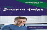 MSc Investment Analysis - University of Stirling€¦ · MSc Investment Analysis students are also invited to local CFA events. “ The MSc Investment Analysis covers at least 70%