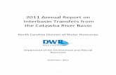 Catawba Annual Report 2011 - North Carolina Resources/IBT...(IBTs) to and from the Catawba River Basin, that are performed by IBT certificate holders. BACKGROUND: IBT LAW IN NORTH