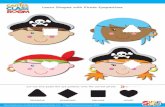 Learn Shapes with Pirate Eyepatches...Download more worksheets at supersimple.com © Skyship Entertainment 2019 Learn Shapes with Pirate Eyepatches TRIANGLE DIAMOND SQUARE HEART Cut