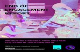 END OF ENGAGEMENT REPORT - Stakeholder · PDF file END OF ENGAGEMENT REPORT. ... Nigeria, Port Harcourt, 2001 . BACKGROUND 5 THE NIGER DELTA - POLITICAL CONTEXT The Niger Delta is