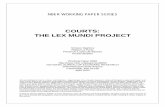 COURTS: THE LEX MUNDI PROJECTCourts: the Lex Mundi Project Simeon Djankov, Rafael La Porta, Florencio Lopez-de-Silanes and Andrei Shleifer NBER Working Paper No. 8890 April 2002 JEL