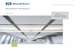 Rockfon Eclipse€¦ · Rockfon® Eclipse ™-Innovatief, esthetisch en kaderloos akoestisch plafondeiland verkrijgbaar met een uiterst mat, glad en extreem wit oppervlak dat voor