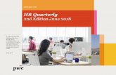 HR Quarterly 2nd Edition June 2018 - PwC · HR Quarterly PwC's financial services fair pay survey Flat lining incomes and rising inequality are shining an unwelcome spotlight on industries