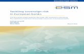 Tackling sovereign risk in European banks...Tackling sovereign risk in European banks This discussion paper analyses the trade-offs involved in reforming the regulatory treatment of