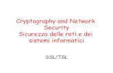 Cryptography and Network Security Sicurezza delle reti e ...damore/sicu/slide/slide2011/13.ssl-tsl.… · SSL/TSL . Security architecture and protocol stack IP TCP SSL/TLS Applicat.