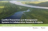 Conflict Prevention and Management Systems in Collaborative Research 2017-10-12¢  Conflict Prevention
