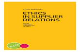 ETHICS GUIDELINES Ethics in suppliEr rElations - …...SUEZ ENVIRONNEMENTEnvironnEmEnt 5 It is up to all employees in their day-to-day behaviour, in the way they do their jobs and