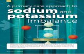 A primary care approach to sodium and potassium A primary care approach to sodium potassium and