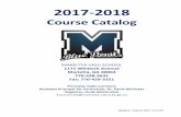 2017 -2018 - Marietta City Schools...2017 MARIETTA HIGH SCHOOL 1171 Whitlock Avenue Marietta, GA 30064 770-428-2631 ... literature and other forms of text. The ... exemplification,
