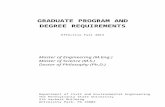 2013.docx · Web viewGRADUATE PROGRAM AND. DEGREE REQUIREMENTS. Effective Fall 2013. Master of Engineering (M.Eng.) Master of Science (M.S.) Doctor of …