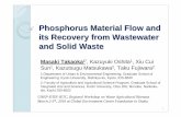 Phosphorus Material Flow andPhosphorus Material …gec.jp/gec/en/Activities/FY2009/ietc/wab/wab_day3-14.pdfPhosphorus Material Flow andPhosphorus Material Flow and its Recovery from
