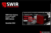 SWIR Vision Systems Acuros CQD - VDMAVision+Syste… · SWIR Vision Systems Acuros TMCQD SWIR Cameras November 2018 SWIR VISION SYSTEM. Acuros TMCQD films turn silicon ICs into infrared
