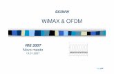WiMAX & OFDM - Association of Radio Amateurs of Slovenialea.hamradio.si/~s53ww/images/ris2007_s53ww.pdf · 2017-02-07 · RIS 2007, Novo mesto, 13.01.2007 – S53WW – WiMAX & OFDM