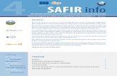 Financé par l’Union européenne 4 SAFIR info · PDF file 2019-03-28 · SAFIR info 2 RÉSULTATS DES SESSIONS DE TRAVAIL 6 ET 7 Les sessions de travail (WS) sont un outil essentiel
