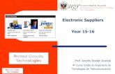 Electronic Suppliers Year 15-16electronica.ugr.es/~amroldan/asignaturas/curso16... · Electronic Suppliers Year 15-16 Prof. Andrés Roldán Aranda 4º Curso Grado en Ingeniería de
