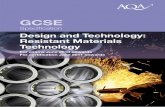 GCSE Design and Technology: Resistant Materials Technology ...delasalletech.weebly.com/uploads/5/5/9/8/5598399/... · GCSE Design and Technology: Resistant Materials Technology for