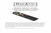 M.T.H. Electric Trains RailKing Remote Control Operating ... · RailKing® Remote Control Operating Instructions The RailKing® Remote Control uses wireless infrared technology, much