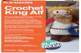 Crochet King Alf · PDF file 2020-04-15 · Crochet King Alf Pattern Pattern designed by Kat Henderson Head, Tunic, Belt, Legs and Feet Made in one piece crocheted in the round, fill