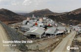 Cozamin Mine Site Visit · • Located in the mineral-rich state of Zacatecas, Mexico, 3.6 km north - northwest of Zacatecas City • Elevation of 2,500 meters • Zacatecas City