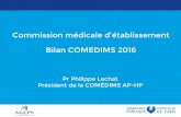 Commission médicale d’établissement Bilan COMEDIMS 2016cme.aphp.fr/sites/default/files/CMEDoc/cme6juin2017_comedims.pdf · C, plasma SD, Plan Antibiotiques (groupes de travail