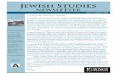 Jewish Studies - Purdue University College of Liberal …...Jewish Studies 2 In Memoriam On behalf of the Jewish Studies Program at Purdue University, Daniel H. Frank and the Jewish