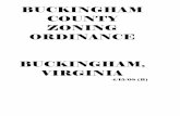 BUCKINGHAM COUNTY ZONING ORDINANCE BUCKINGHAM, · PDF file Buckingham County does hereby ordain and prescribe the following to be the Zoning Ordinance of Buckingham County. Relation
