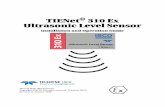 TIENet 310 Ex Ultrasonic Level Sensor · 2020-01-20 · TIENet® Model 310 Ex Ultrasonic Level Sensor Section 1 Introduction 1-2 This non-contact measurement method reduces the frequency