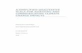 A SIMPLIFIED QUALITATIVE SCALE FOR ASSESSING AND ... · they are too complex. Accordingly, this research presents a simplified qualitative scale for assessing and communicating climate