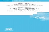 UNCITRAL Abitration Rules (with new article 1, paragraph 4 ...State Arbitration2 and amended the Arbitration Rules as revised in 2010 to include, in a new article 1, paragraph 4, a