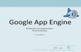 Google App Engine · 2019-11-21 · Chaîne d'octets longue com.google.appengine.api.data store.Blob n/a Jusqu'à 1 méga-octet, non indexé Catégorie com.google.appengine.api.data